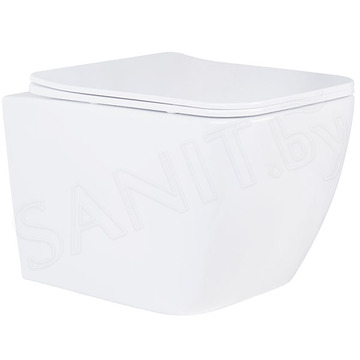 Комплект инсталляции TECEbase kit 9400401 с кнопкой Tecenow 9240402 и унитазом Roxen Cube 530135-01