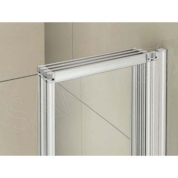 Душевая шторка на ванну Good Door Screen GR4-100-C-B профиль черный