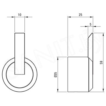 Крючок Deante Arnika Titanium ADA_D111