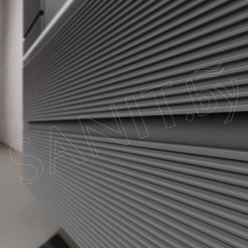 Тумба под умывальник Sancos Folk левая Grey soft