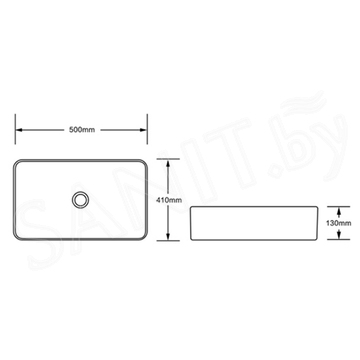 Умывальник SantiLine SL-1051G