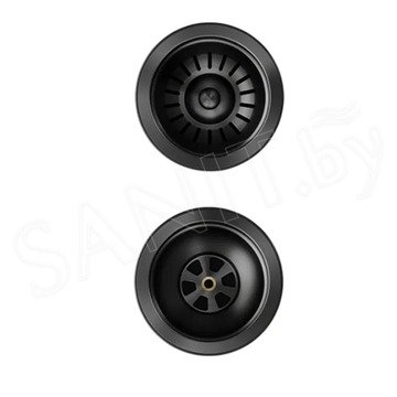 Кухонная мойка Axus LS-5050B / LS-5050BD с коландером, дозатором и держателем губки