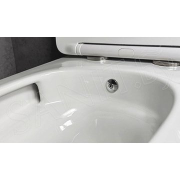 Комплект инсталляции Grohe Rapid SL 38772001 с брашированной кнопкой и подвесным унитазом Roxen Antares Bidet Tornado 530185-01XT