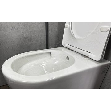 Комплект инсталляции Grohe Rapid SL 38772001 с брашированной кнопкой и подвесным унитазом Roxen Antares Bidet Tornado 530185-01XT