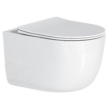 Комплект инсталляции Grohe Rapid SL 38772001 с брашированной кнопкой и подвесным унитазом Roxen Vortex Tornado 530160-01