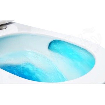 Комплект инсталляции Grohe Rapid SL 38772001 с брашированной кнопкой и подвесным унитазом Roxen Vortex Tornado 530160-01
