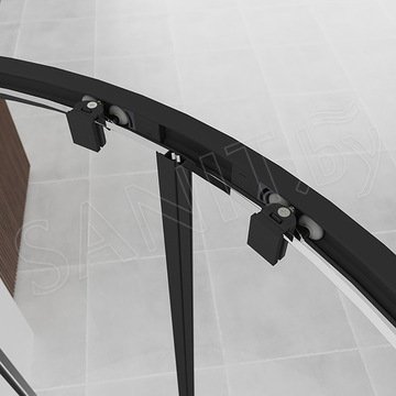Душевой уголок Veconi Evo 200 B асимметричный