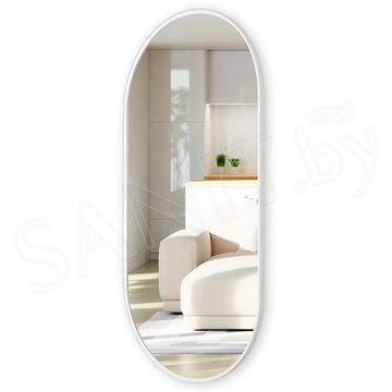 Зеркало Emze Color Oval белое