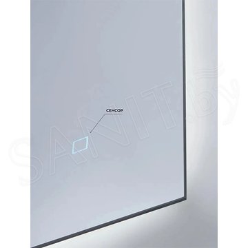 Зеркало Emze Led Rectangle с подсветкой и подогревом