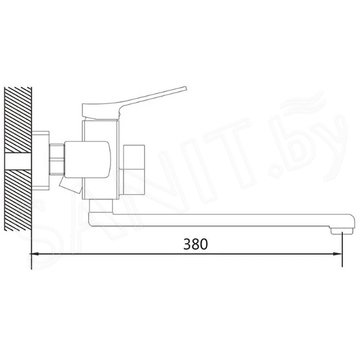 Смеситель для ванны Shevanik S9922