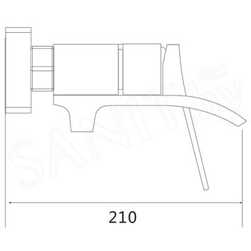 Смеситель для ванны Shevanik S4002G