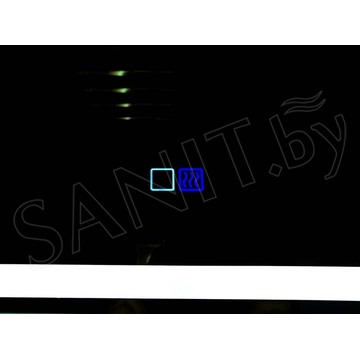 Зеркало Пекам Astra 1 с двойным сенсором + подогрев + часы