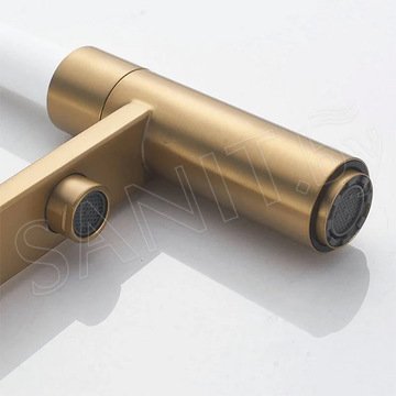 Смеситель для кухонной мойки Shevanik S178G с подключением к фильтру воды