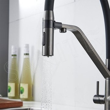 Смеситель для кухонной мойки Shevanik S278T с подключением к фильтру воды