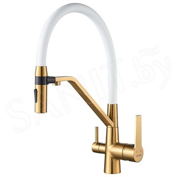 Смеситель для кухонной мойки Shevanik S278G с подключением к фильтру воды