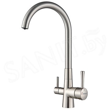 Смеситель для кухонной мойки Shevanik S428L с подключением к фильтру воды