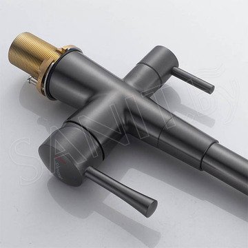 Смеситель для кухонной мойки Shevanik S428T с подключением к фильтру воды
