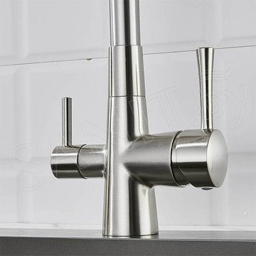 Смеситель для кухонной мойки Shevanik S528L с подключением к фильтру воды