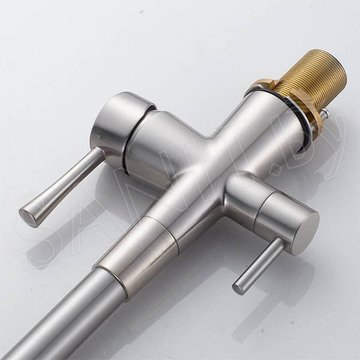 Смеситель для кухонной мойки Shevanik S528L с подключением к фильтру воды