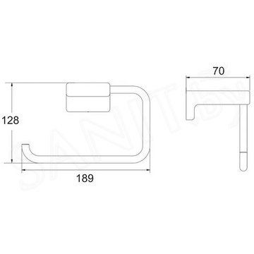 Держатель для полотенец Rose RG1806