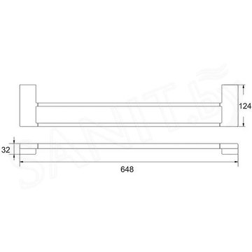 Держатель для полотенец Rose RG1827C