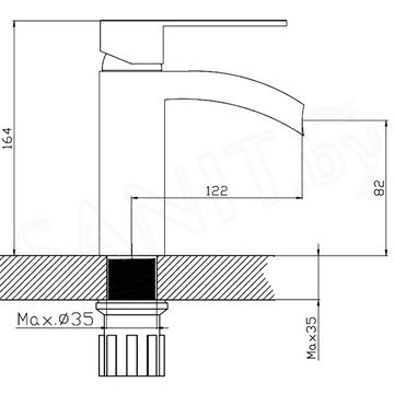 Смеситель для умывальника Haiba HB13505