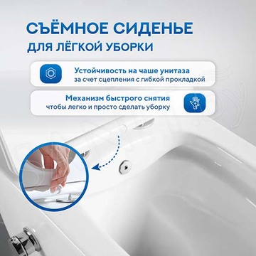 Напольный унитаз Amore di Mare Tronto Bidet N900-X с функцией биде