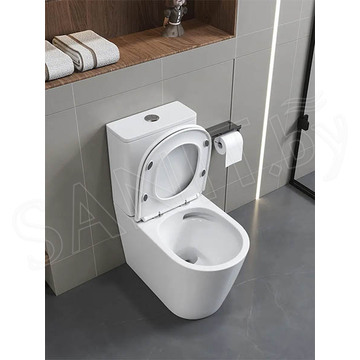 Напольный унитаз Cerutti Piera Tornado CT10560 безободковый с крышкой Soft Close