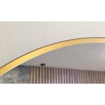 Зеркало Emze UV Led круглое золото с подсветкой