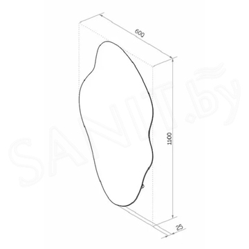 Зеркало Континент Phantom LED