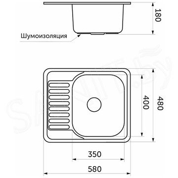 Кухонная мойка AKS 62710