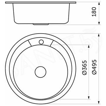 Кухонная мойка AKS 103862