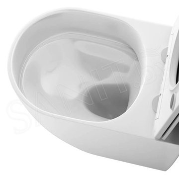 Подвесной унитаз Grossman Thin Rim GR-5601S безободковый с крышкой Soft Close