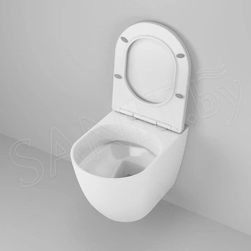 Подвесной унитаз Grossman Thin Rim GR-5601S безободковый с крышкой Soft Close