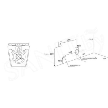 Подвесной унитаз Grossman Thin Rim GR-5601S безободковый с крышкой Soft Close