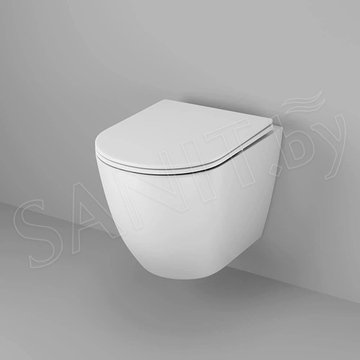 Подвесной унитаз Grossman Thin Rim GR-5601S безободковый с крышкой Soft Close