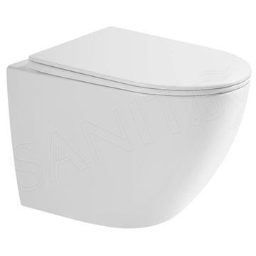 Подвесной унитаз Grossman Thin Rim GR-5601S безободковый с крышкой Soft Close