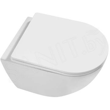 Подвесной унитаз Grossman Thin Rim GR-5601S безободковый с крышкой Soft Close