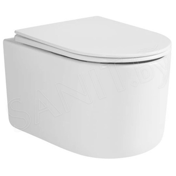 Подвесной унитаз Grossman Thin Rim GR-5602S безободковый с крышкой Soft Close