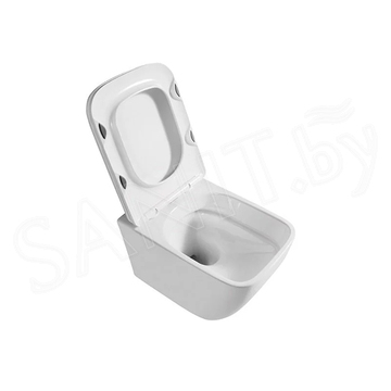 Подвесной унитаз Grossman Thin Rim GR-5603S безободковый с крышкой Soft Close