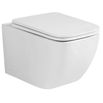 Подвесной унитаз Grossman Thin Rim GR-5603S безободковый с крышкой Soft Close
