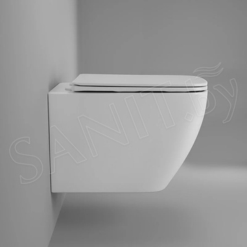 Подвесной унитаз Grossman Thin Rim GR-5603S безободковый с крышкой Soft Close