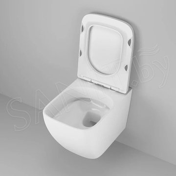 Подвесной унитаз Grossman Thin Rim GR-5603S безободковый с крышкой Soft Close