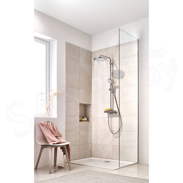 Душевая стойка Grohe Tempesta System 250 Cube 26689001 с термостатом