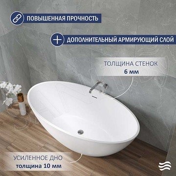 Акриловая ванна Lauter Tess 21683465 / 21683475