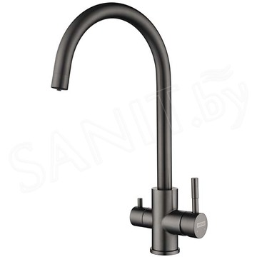 Смеситель для кухонной мойки Arfeka Dione Black PVD под фильтр