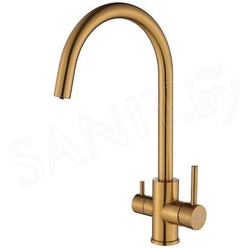 Смеситель для кухонной мойки Arfeka Dione Gold PVD под фильтр