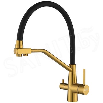 Смеситель для кухонной мойки Arfeka Japeto Gold PVD под фильтр