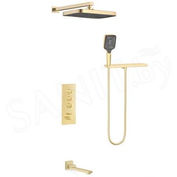 Душевая система Vincea VSFW-431T1RBG встраиваемая с термостатом