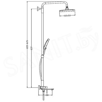 Душевая стойка Raglo R50.24